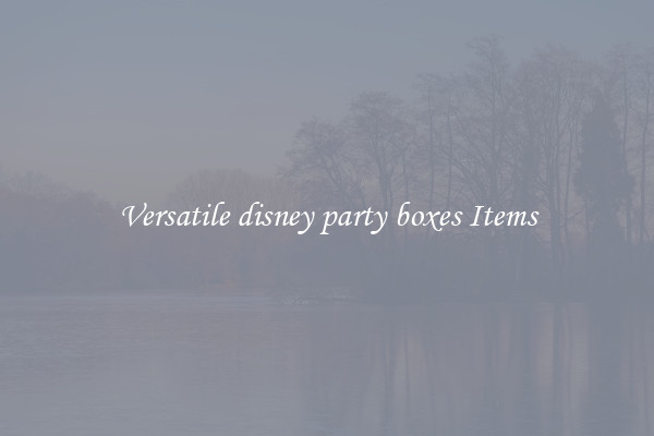 Versatile disney party boxes Items