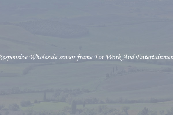 Responsive Wholesale sensor frame For Work And Entertainment