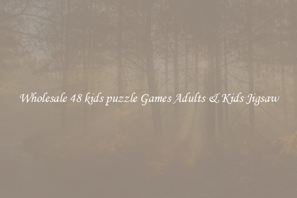 Wholesale 48 kids puzzle Games Adults & Kids Jigsaw