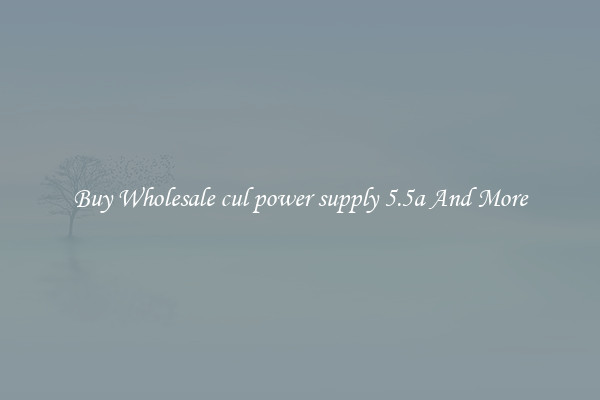 Buy Wholesale cul power supply 5.5a And More