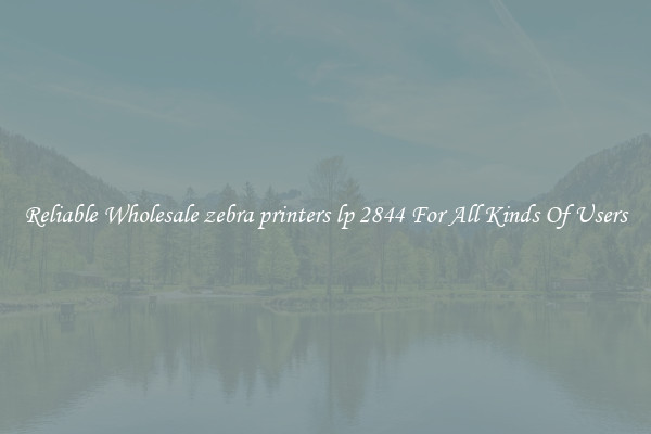 Reliable Wholesale zebra printers lp 2844 For All Kinds Of Users