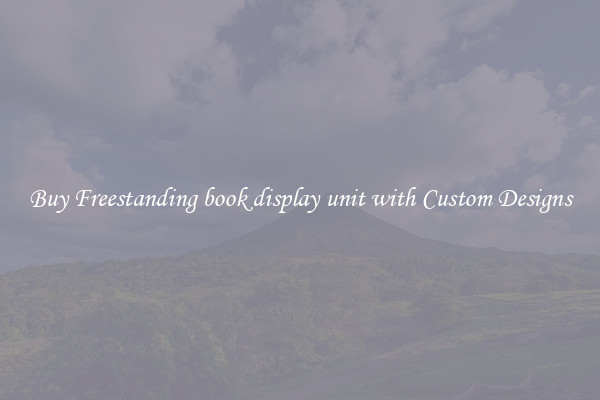 Buy Freestanding book display unit with Custom Designs