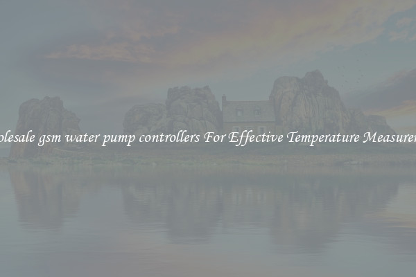 Wholesale gsm water pump controllers For Effective Temperature Measurement